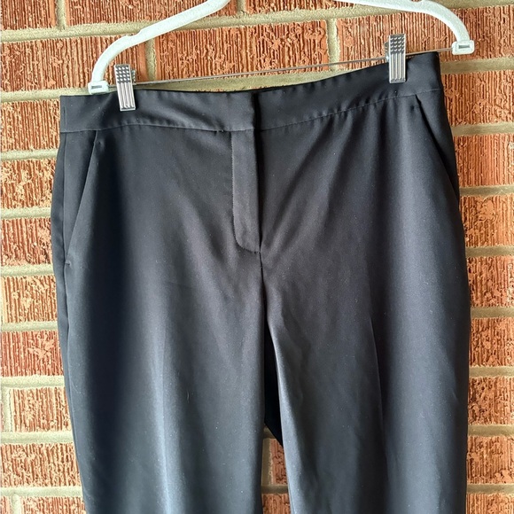 T Tahari Wide Leg Black Dress Zip-Up Pants 12 - Picture 3 of 7